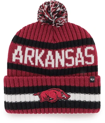 '47 University of Arkansas Adults' Bering Cuff Knit Pom Hat                                                                     