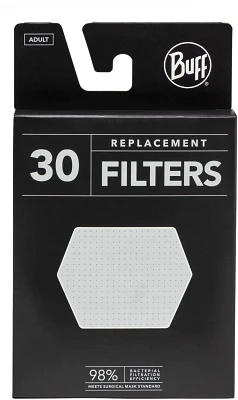 Buff Adult's Mask Replacement Filters 30-Pack                                                                                   