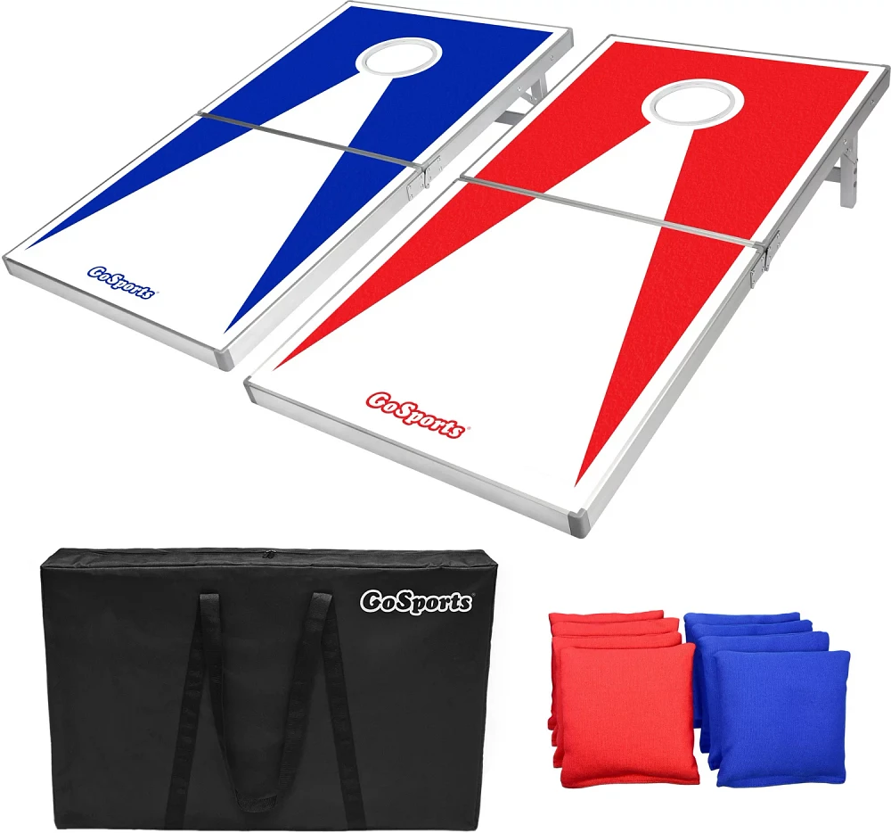 GoSports Classic 4 x 2 ft Aluminum Cornhole Set                                                                                 