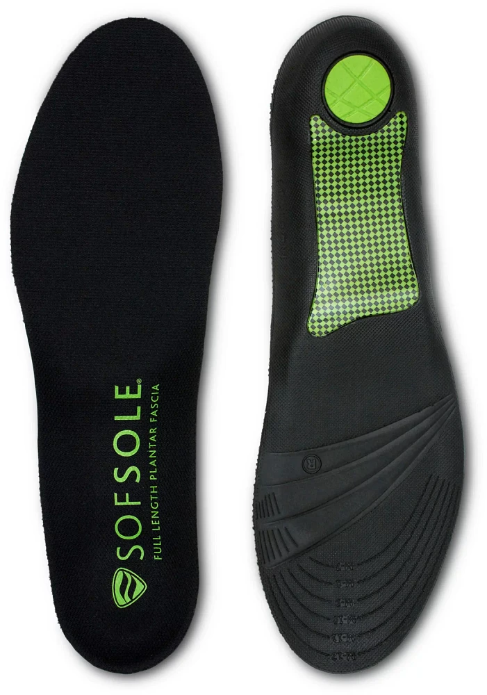 Sof Sole Men's Full Length Plantar Fascia Insoles                                                                               