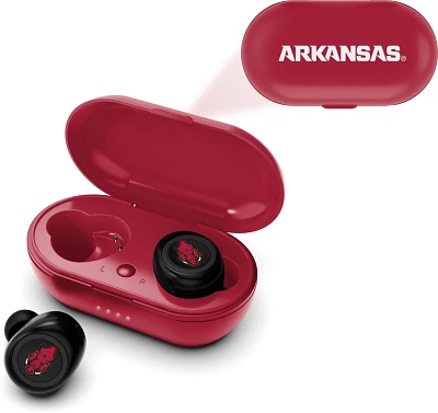 Mizco University of Arkansas True v.2 Wireless Earbuds                                                                          