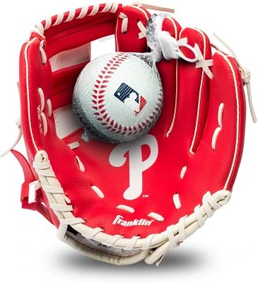 Franklin Youth MLB Philadelphia Phillies T-ball Glove and Ball Set                                                              