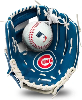Franklin Youth MLB Chicago Cubs T-ball Glove and Ball Set                                                                       