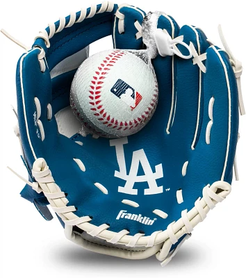 Franklin Youth MLB Los Angeles Dodgers T-ball Glove and Ball Set                                                                