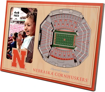 YouTheFan University of Nebraska 3D Stadium Views Picture Frame                                                                 