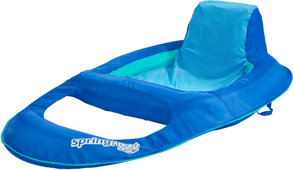 SwimWays Spring Float Recliner Pool Lounger