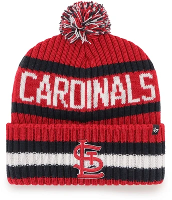 '47 St. Louis Cardinals Adults' Bering Cuff Knit Pom Hat                                                                        