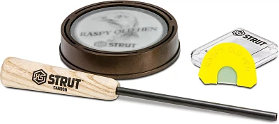 Hunter's Specialties Strut Raspy Old Hen Slate Turkey Call with Mouth Call                                                      