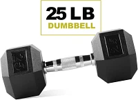 PRCTZ Rubber Encased Hex Dumbbell                                                                                               