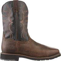 Justin Men's Stampede Waxy Waterproof Steel Toe Boots                                                                           