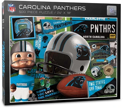 YouTheFan Carolina Panthers Retro Series 500-Piece Puzzle                                                                       