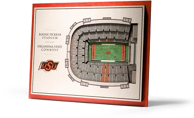 YouTheFan Oklahoma State University StadiumViews 3-D Wall Art                                                                   