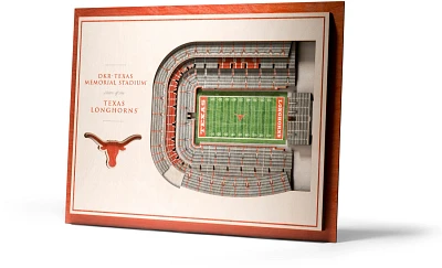 YouTheFan University of Texas 5-Layer Stadium Views 3-D Wall Art                                                                