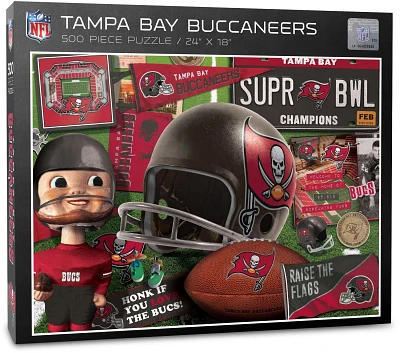 YouTheFan Tampa Bay Buccaneers Retro Series 500-Piece Puzzle                                                                    