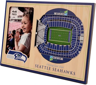 YouTheFan Seattle Seahawks 3-D Stadium Views Picture Frame                                                                      