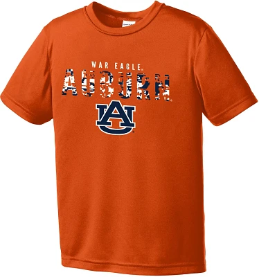 Image One Boys' Auburn University Digital Camo Mascot Competitor Short Sleeve T-shirt                                           