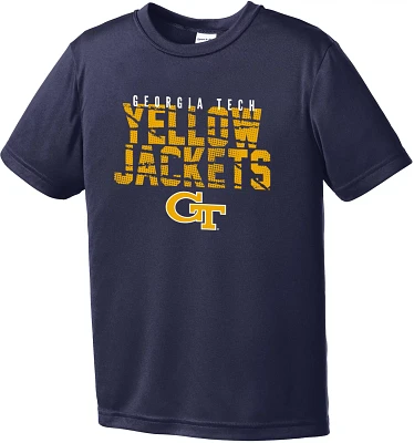 Image One Boys' Georgia Tech University Destroyed Competitor Short Sleeve T-shirt                                               