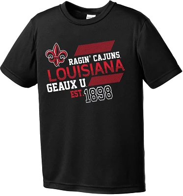 Image One Boys' University of Louisiana at Lafayette Offsides Competitor Graphic T-shirt