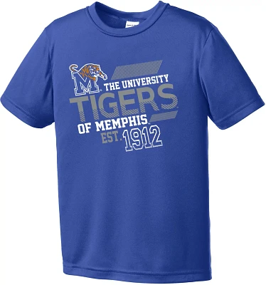 Image One Boys' University of Memphis Offsides Competitor Short Sleeve T-shirt                                                  