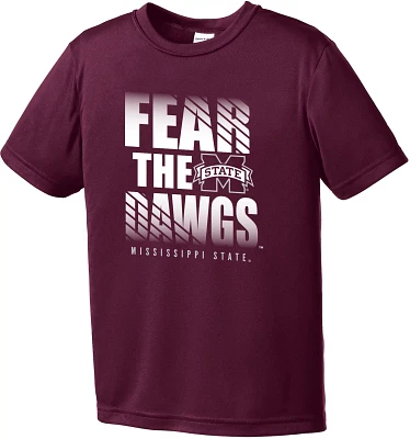 Image One Boys' Mississippi State University Fear Competitor Short Sleeve T-shirt