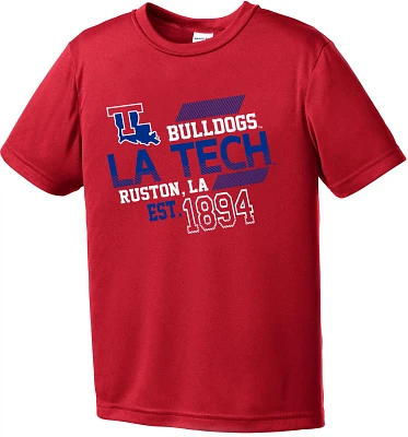 Image One Boys' Louisiana Tech University Offsides Competitor Short Sleeve T-shirt                                              