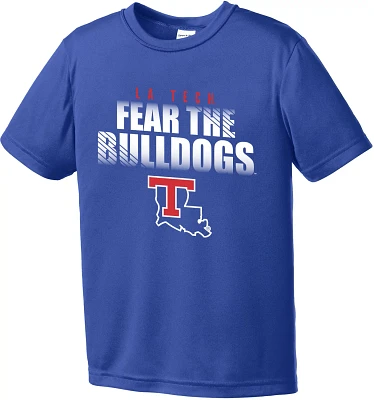 Image One Boys' Louisiana Tech University Fear Competitor Short Sleeve T-shirt