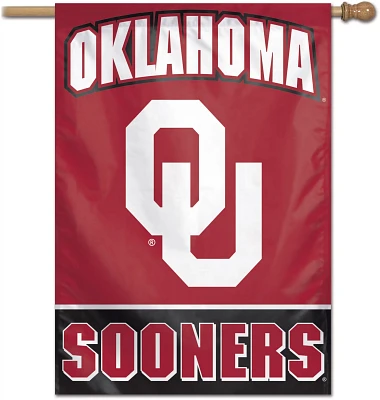 WinCraft University of Oklahoma 28 in x 40 in Vertical Banner                                                                   