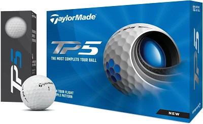 TaylorMade 2021 TP5 Golf Balls 12-Pack