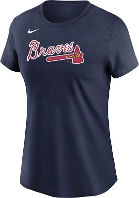 Nike Women's Atlanta Braves Wordmark Short Sleeve T-shirt