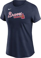 Nike Women's Atlanta Braves Wordmark Short Sleeve T-shirt