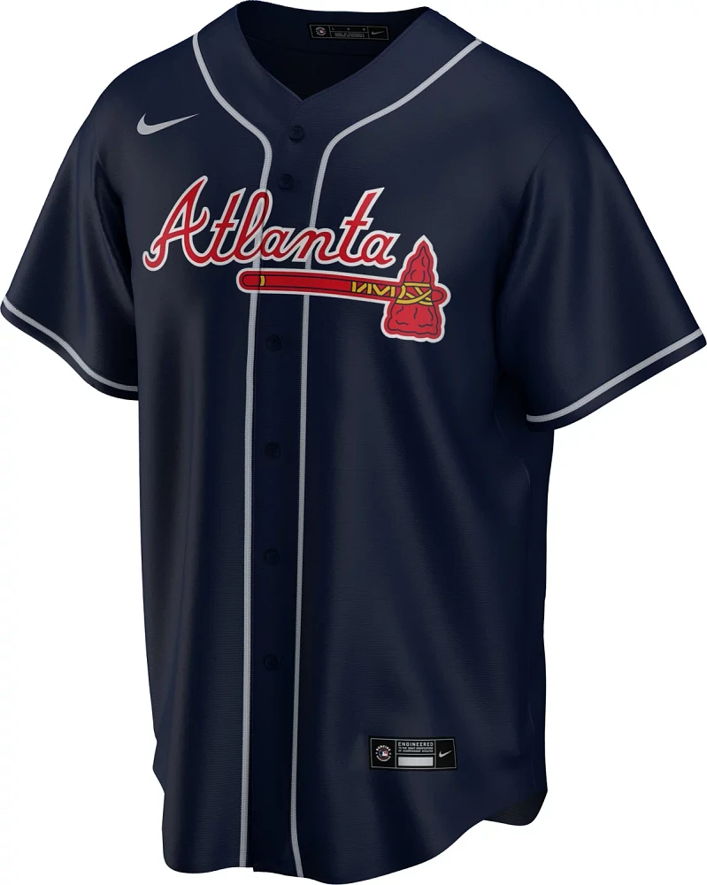 Nike Men's Atlanta Braves Blank Official Replica Alternate Jersey