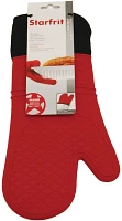 Starfrit 15 in. Silicone Oven Glove with Cotton Liner                                                                           