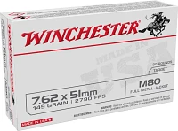 Winchester USA 7.62 x 51mm NATO 149-Grain Ammunition - 20 Rounds                                                                