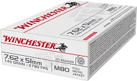 Winchester USA 7.62 x 51mm NATO 149-Grain Ammunition - 20 Rounds                                                                