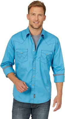 Wrangler Men's Retro Premium Long Sleeve Snap Shirt