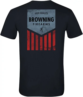 Browning Men's High Quality Flag Short Sleeve T-shirt