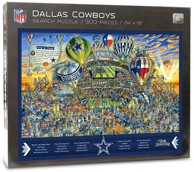YouTheFan Dallas Cowboys Joe Journeyman 500-Piece Puzzle                                                                        