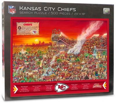 YouTheFan Kansas City Chiefs Joe Journeyman 500-Piece Puzzle                                                                    