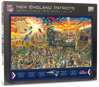 YouTheFan New England Patriots Joe Journeyman 500-Piece Puzzle                                                                  