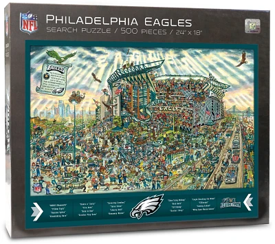 YouTheFan Philadelphia Eagles Joe Journeyman 500-Piece Puzzle                                                                   