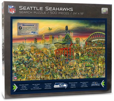 YouTheFan Seattle Seahawks Journeyman Jigsaw Puzzle                                                                             