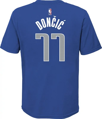Nike Youth Dallas Mavericks Luka Doncic #77 Icon T-shirt