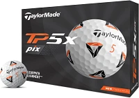TaylorMade 2021 TP5x PIX Golf Balls 12-Pack                                                                                     