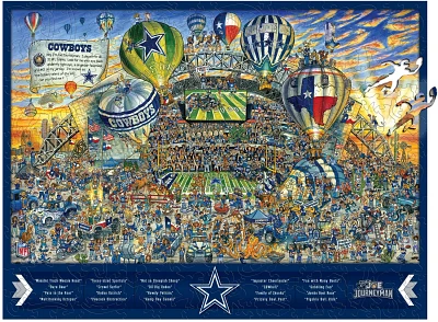 YouTheFan Dallas Cowboys Wooden Journeyman Puzzle                                                                               