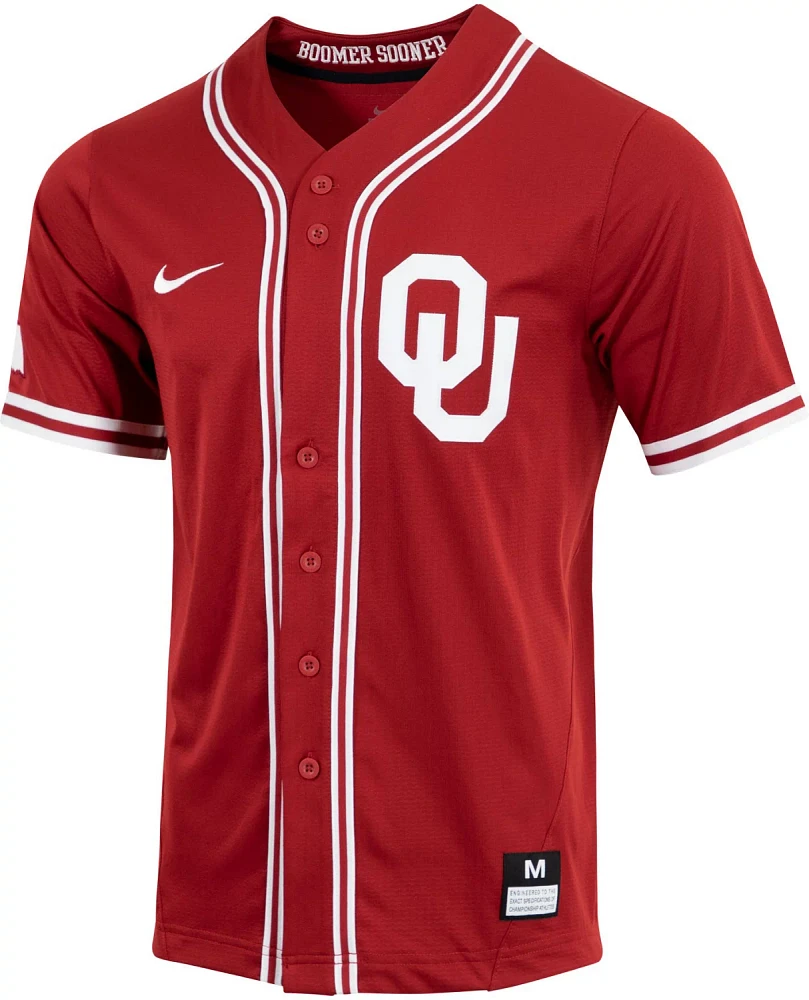 Nike Men's University of Oklahoma Baseball Replica Jersey