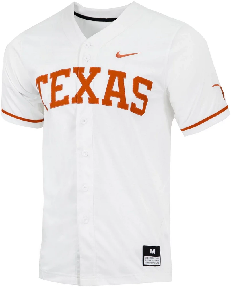 Nike Men's University of Texas Arch Baseball Replica Jersey                                                                     