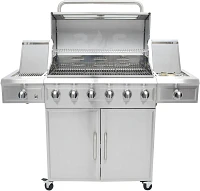 3 Embers 6-Burner Dual Fuel Propane Gas Grill                                                                                   