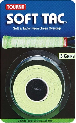 Tourna Soft Tac Tennis Overgrips 3-Pack