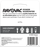 Rayovac AAA HIGH ENERGY Alkaline Batteries 8-Pack                                                                               