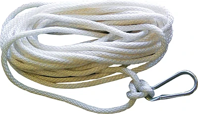 Attwood Premium Twisted 50 ft Nylon Anchor Line with Hook                                                                       
